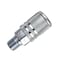 Primefit I/M 6-Ball Coupler 1/4" x 1/4" Male Steel XIC1414MS6-B10-P - alternate 2